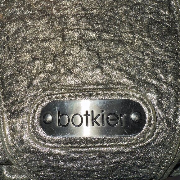 Botkier Braided Handle Metallic Shoulder Bag - Pewter/Brass - Picture 10 of 13
